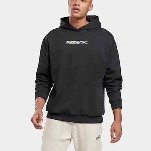(B37) Reebok MYT OTH Black Hoodie with Grey‎ Detail, Size Large, NWT
